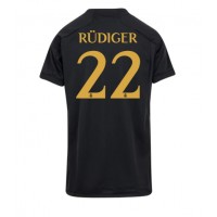 Real Madrid Antonio Rudiger #22 Tredjedrakt Dame 2023-24 Kortermet
